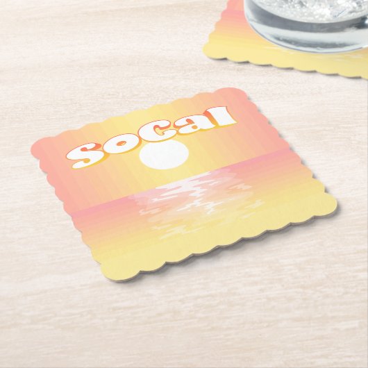 SoCal Sunset Untersetzer (angewinkelt)