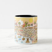 SoCal Sunset Zweifarbige Tasse (Mittel)