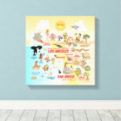 Socal Sunshine Leinwanddruck (Insitu (Holzboden))