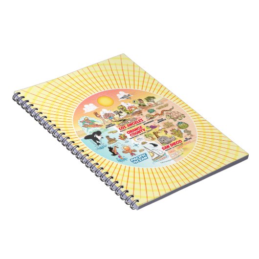 SoCal Sunshine Notizblock (Rechte Seite)