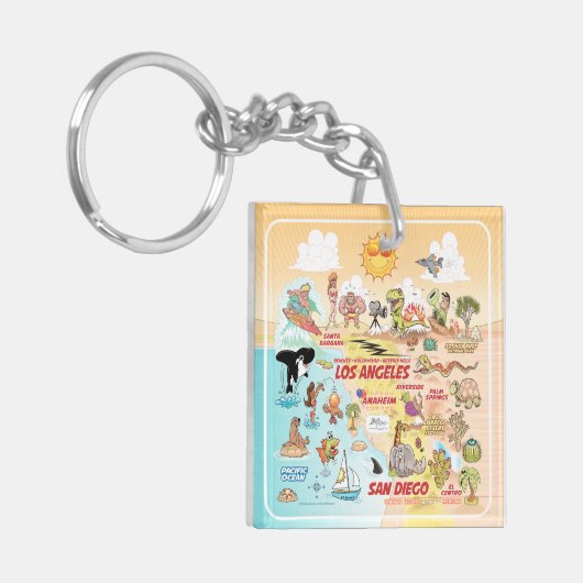Socal Sunshine Schlüsselanhänger (Vorderseite links)