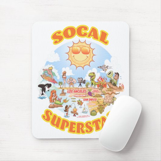 SoCal Superstar Mousepad (Mit Mouse)