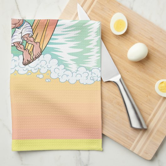 SoCal Surfer Geschirrtuch (Viertel Falte)