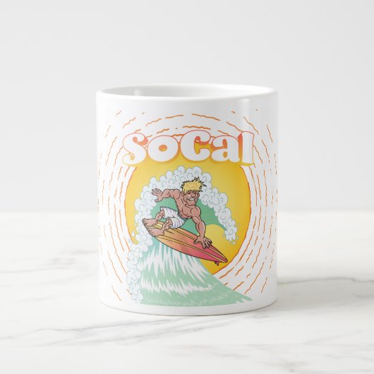 SoCal Surfer Jumbo-Tasse (Vorderseite)