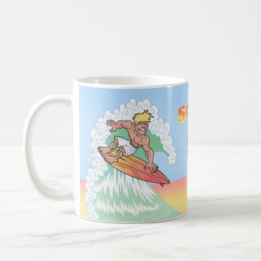 SoCal Surfer mit Sun Kaffeetasse (Links)