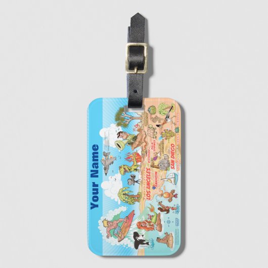 SoCal Template Gepäckanhänger (Vorderseite Vertikal)