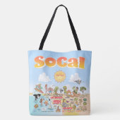 SoCal Tote Bag Tasche (Rückseite)