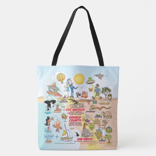 SoCal Tote Bag Tasche (Vorderseite)