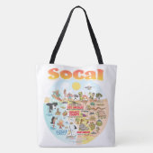 SoCal Tote Bag Tasche (Rückseite)