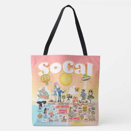 SoCal Tote Bag Tasche (Vorderseite)