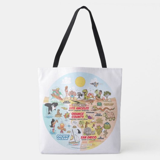 SoCal Tote Bag Tasche (Vorderseite)