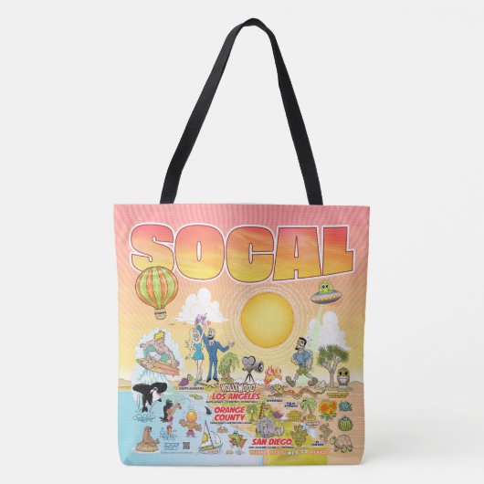 SoCal Tote Bag Tasche (Vorderseite)