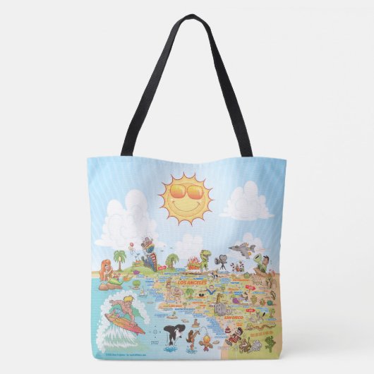 SoCal Tote Bag Tasche (Rückseite)