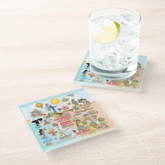 SoCal Untersetzer (Schrägansicht)