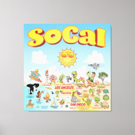 SoCal Wall Art Leinwanddruck