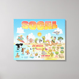 SoCal Wall Art Leinwanddruck