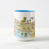 SoCal Zweifarbige Tasse (Mittel)