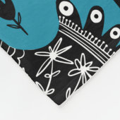 Socando Floral Birds Fleecedecke (Ecke)