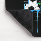 Soccer 11 Year Old Ice Cream Drip Youth 11th Birth Mousepad (Ecke)