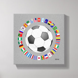 SOCCER 2014 LEINWANDDRUCK