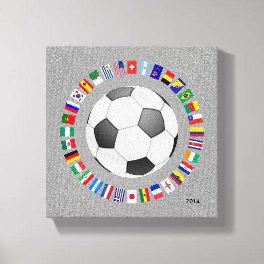 SOCCER 2014 LEINWANDDRUCK (Vorderseite)