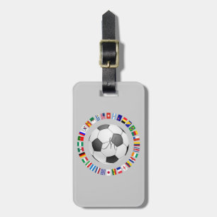 SOCCER 2014 - Personalisierte Monogramm Gepäckanhänger