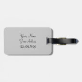 SOCCER 2014 - Personalisierte Monogramm Gepäckanhänger (Rückseite horizontal)