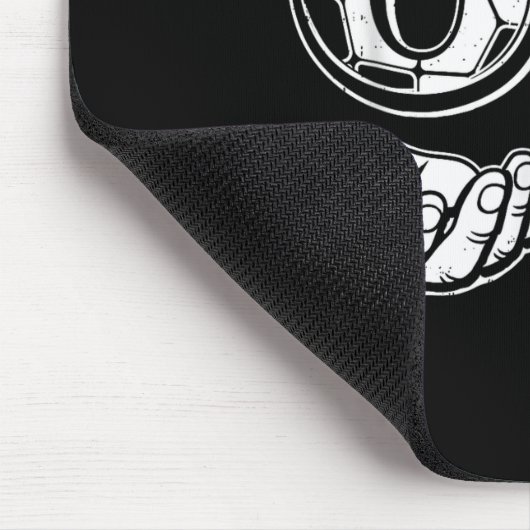 Soccer 67 Six Seven 6 7 Funny Gen Alpha Meme Drip  Mousepad (Ecke)