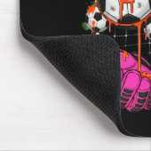 Soccer 67 Six Seven Funny Gen Alpha Meme Drip Boys Mousepad (Ecke)