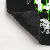 Soccer 67 Six Seven Funny Gen Alpha Meme Drip  Mousepad (Ecke)