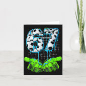 Soccer 67 Six Seven Funny Gen Alpha Meme Karte (Vorderseite)