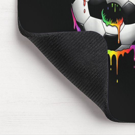 Soccer 67 Six Seven Funny Gen Alpha Meme Rainbow D Mousepad (Ecke)