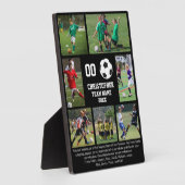 Soccer 7 photo collage team name fotoplatte (Seite)