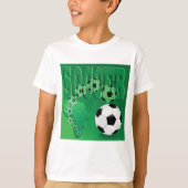 Soccer Africa Bold Green Football T-Shirt (Vorderseite)