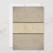 Soccer Baby Shower Einladung Vintag Retro (Rückseite)