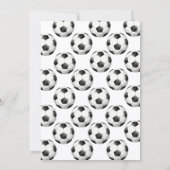 Soccer Baby Shower Invitation Einladung (Rückseite)