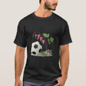 Soccer Ball and Bleeding Heart T-Shirt (Vorderseite)
