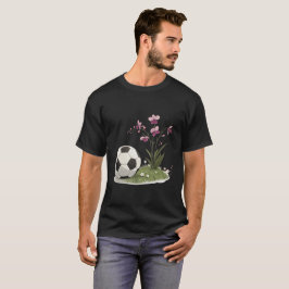 Soccer Ball and Orchidaceae T-Shirt