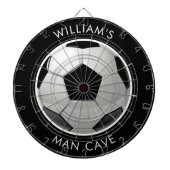 Soccer Ball Custom Dart Board Dartscheibe (vorne)