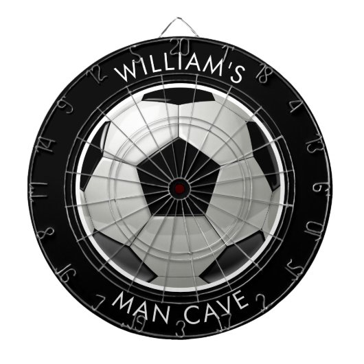 Soccer Ball Custom Dart Board Dartscheibe (vorne)