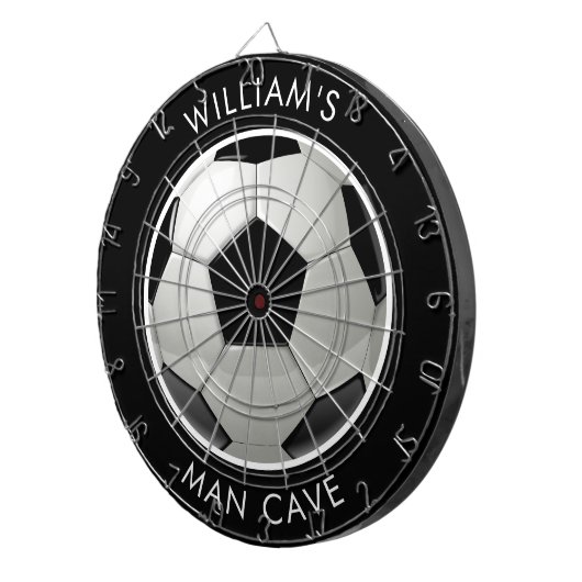 Soccer Ball Custom Dart Board Dartscheibe (Vorderseite rechts)