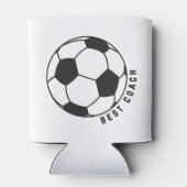 Soccer Ball Graphic Can Cooler - Fußball Coach Ges Dosenkühler (Rückseite)