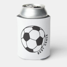 Soccer Ball Graphic Can Cooler - Fußball Coach Ges