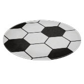 Soccer Ball Inspired Pattern Geometric Print  Schneidebrett (Ecke)