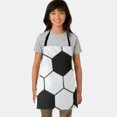 Soccer Ball Inspired Pattern Geometric Print  Schürze (Insitu)