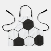 Soccer Ball Inspired Pattern Geometric Print Schürze (Vorderseite)