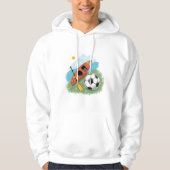 Soccer Ball & Kayak Hoodie (Vorderseite)