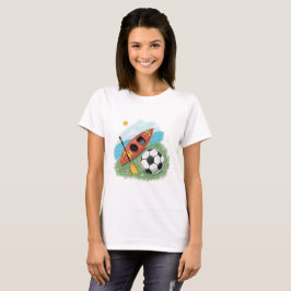 Soccer Ball & Kayak T-Shirt