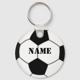 SOCCER BALL KEYCHAIN personalize with name Schlüsselanhänger