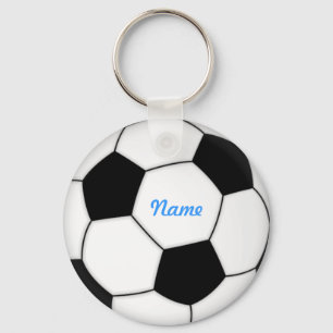 SOCCER BALL KEYCHAIN with custom name Schlüsselanhänger